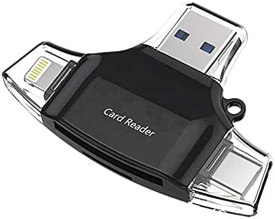 BOXWAVE SMART GADGET COMPATÍVEL com Acer Chromebook Spin 511 - AllReader SD Card Reader, MicroSD Card Reader SD Compact USB - Jet
