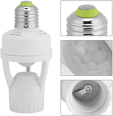 Sensor de movimento soquete de luz, suporte da lâmpada LED, E27 LED LUBLE BULLER SUCLANDO DO CUNCHE DE LIGHT SOCKET SOQUEÇÃO DE