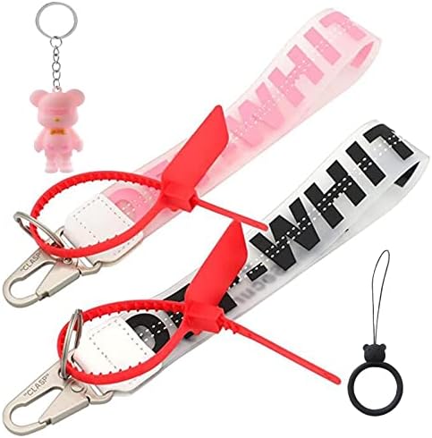 Bornystar Off Keychains para mulheres e homens, colhedores para chaves, chaveiro de pulseira, chaveiro clássico, 4 PCs Fashion