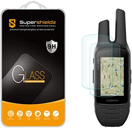 Supershieldz projetado para Garmin Rino 750 755T Protetor de tela de vidro temperado, anti -ratinho, bolhas sem bolhas