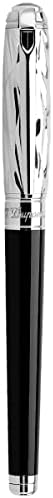 S.T. Linha DuPont D Crazy Diamond Medium Rollerball Pen - Black/Palladium