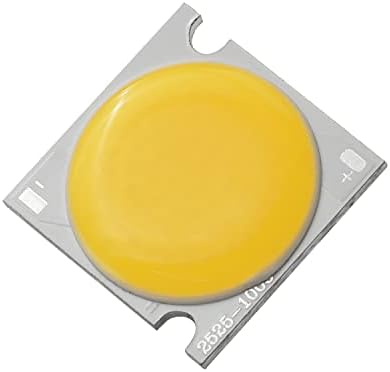 Bettomshin 1pcs led led chip, alumínio pequeno quadro 30w branco de 3000k de alta potência para teto puck 25x25mm