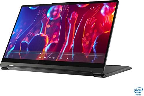 Lenovo mais recente Yoga 9i 2-em-1 Laptop, 11ª geração Intel i7-1185G7, Intel Iris XE Graphics, Crega do toque de 14 ”de FHD IPS, 16 GB DDR4, 512 GB SSD, caneta de caneta ativa, Thunderblot 4, Win 10-Shadow Black Leather