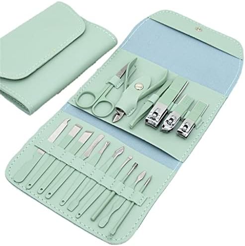 RBHGG 16 PCS/Set unhas Clippers Beauty Ferramentas de beleza Manicure Manicure Pedicure Dead Skin Kit