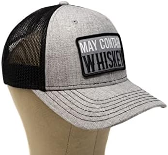 O chapéu de caminhão mashbill pode conter uísque para homens ajustáveis ​​de tamanho único se encaixa na maioria das tampas de malha
