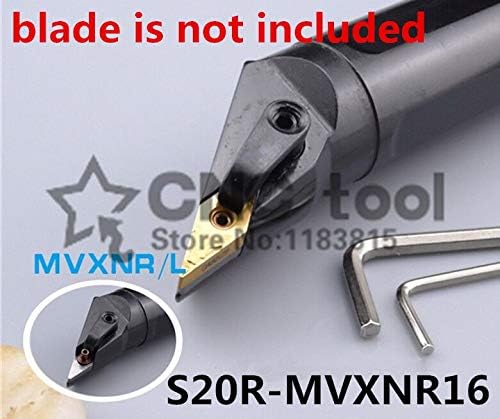 FINCOS S20R-MVXNR16/S20R-MVXNL16 FERRAMENTAS DE CORTE DE CORTE DE 20MM CNC Turning Tool Tool Tool Tool Tool Tool Metal