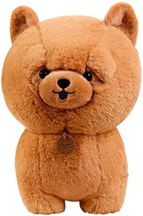 Galand Chow Plush Companion Fashion Puppy Plush Plelow Toy Doll Pillow Byled Animal Toy Brown S