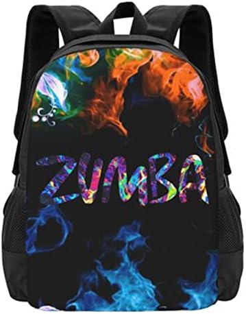 ILOVE ZUMBA Daypack Sports Bag de bolsa de armazenamento Mochilas de computadores Bolsa de camping de viagens de viagem