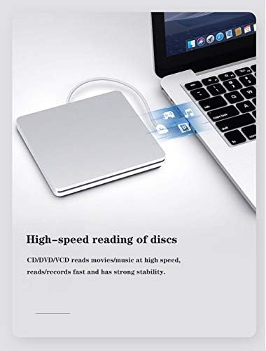 Burner de acionamento de DVD de CD externo/portátil/slim/leitor/tipo C/USB-C unidade para MacBook Pro/PC/Mac/Laptop/Air Windows7/Windows8/Windows10