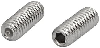 Aexit m4x10mm 316 unhas, parafusos e prendedores de aço inoxidável soquete de xícara de ponta de xícara de ponta e parafusos