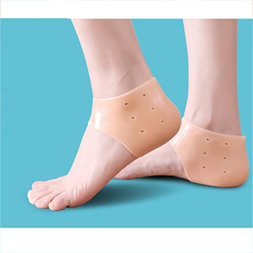 Lookatool unissex hidratante meias de calcanhar meias de spa para protetores de cuidados com a pele do pé seco rachado