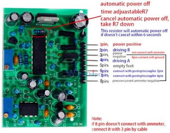 13-40KHz Placa de motorista do inversor SG3525 LM358 Alta frequência de alta frequência CD 12-24V Drivante 5000W