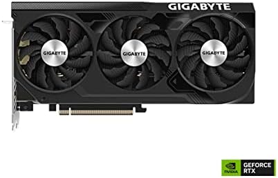 Gigabyte GeForce RTX 4070 WindForce OC 12G Cartão gráfico, fãs 3x Windforce, GDDR6X de 12 GB de 192 bits, GV-N4070WF3OC-12GD cartão