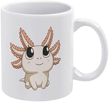 Cute Axolotl Print Caneca Coffee Cofbler Cerâmica Cuple