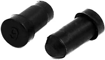 X-Dree 20pcs 6mm dia Epdm Buraco de borracha Inserir rolha preto para a glândula (20pcs 6mm dia epdm tapón de inserción de orificio