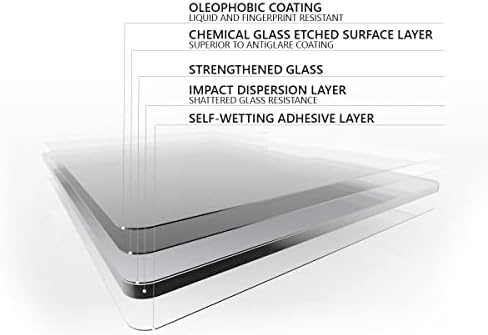 MobiledEMand Premium Glass Anti-Glare Screen Protector para Microsoft Surface Go, Go 2 e Go 3-Luz solar visível, vidro quimicamente