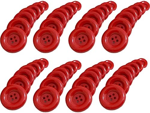 20pcs Moda de 4 orifícios Botões de resina quadrada Overcoat Button Button Botão Botões Windbreaker Botão de traje de traje para DIY