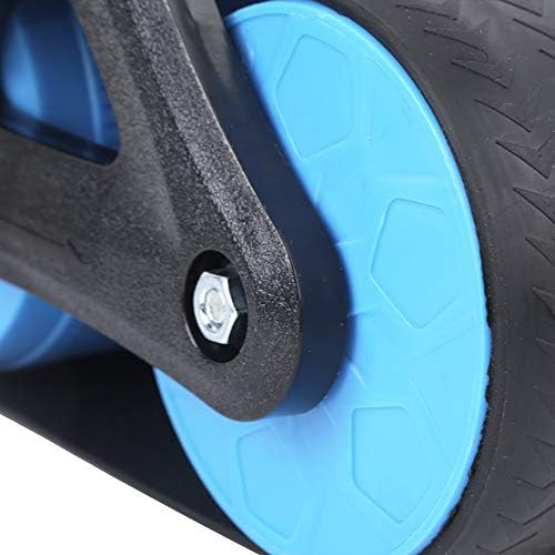 Equipamento de exercício de roda de rolos AB Springback Wheels Push up Treinamento Equipamento de fitness mudo azul