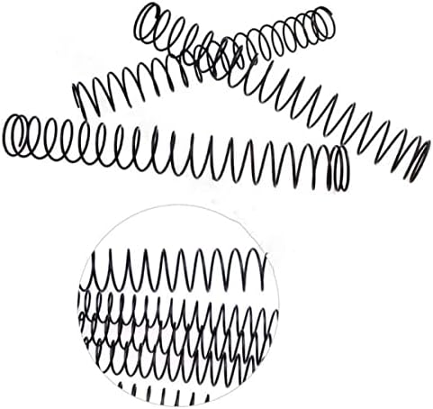 CLIUYOU-COMPONSIMENTO SPRIÇÕES DE AMBRA 305MM MERQUE DE COMPRESSÃO 65 Mn Manganês Fio de mola de aço DIA 1 1.2 1,4 1,5 1,6 1,8 2mm DIA externo 6-28mm, boa elasticidade e durável (tamanho: 9mm, cor: 1,2mm