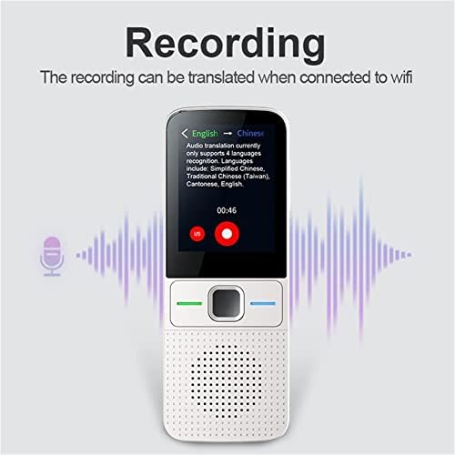 Dispositivo de tradutor de voz do idioma Tradutor inteligente portátil de duas maneiras