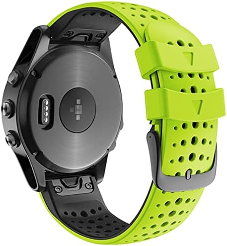 WSCEBCK Sport Silicone Watch Band Strap para Garmin Fenix ​​7 6 6 Pro Fenix ​​5 Forerunner 935 945 EasyFit Redução rápida 22mm wirstband