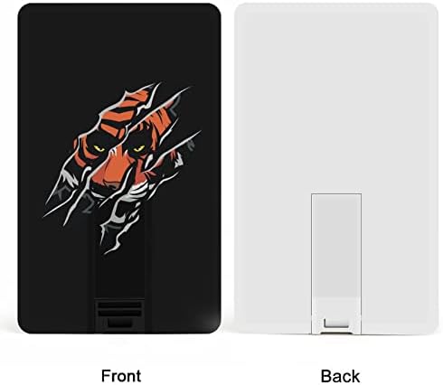 Garra de tigre Mark USB Drive Flash Drive Design de cartão de crédito USB Drive flash de memória personalizada Stick