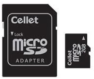 Cartão de memória MicroSD 2GB do celular para Motorola A1600 Telefone com adaptador SD.