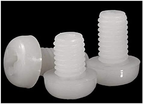 Kekeyang parafuso combinação de nylon parafuso branco parafuso redondo parafuso de cabeça de náilon plástico de náilon parafuso da