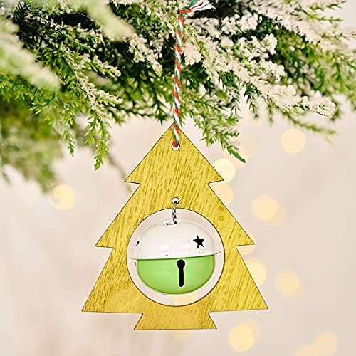 Decoração decoração de natal pingente adere pingentes de natal santa árvore sino de decoração de casas de decoração de cristais decorações