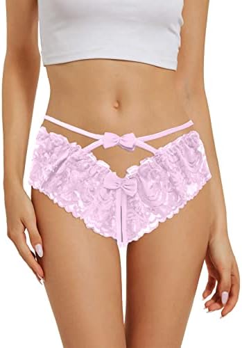 Tangas sexy para mulheres na cintura alta feminino sexy calcinha aberta calcinha de renda com cintura baixa calcinha de criança pequena