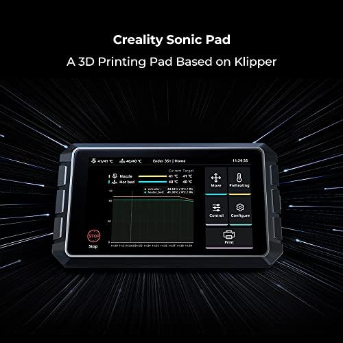 Creality Sonic Pad Pad 7 polegadas Klipper Touch Screen 3D Pad Smart Pad com base no firmware Klipper com maior velocidade de impressão