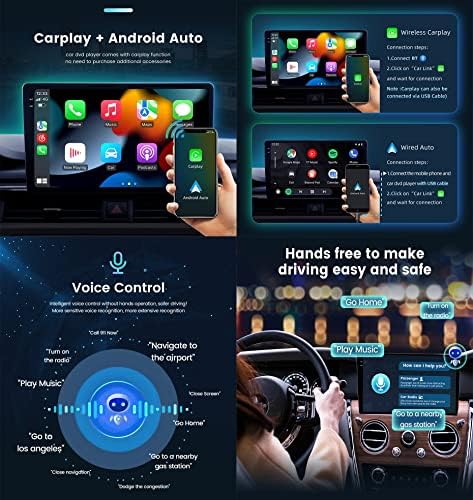 Android 12 estéreo de carros para Great Wall Hover Haval H3 H5 2011- 9/9.5 '' Rádio FM AM com CarPlay Android Auto/Qualcomm