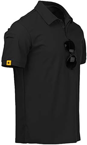 V Valanch Mens Polo Camisa Camisa de Golfe de Manga Curta para Men camisas táticas camiseta de tênis de tênis de camisa pique