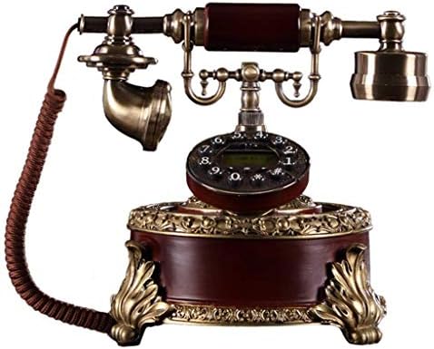 Telefone com fio PDGJG com despojas/telefones decorativos vintage Telefone líquido/telefone antigo