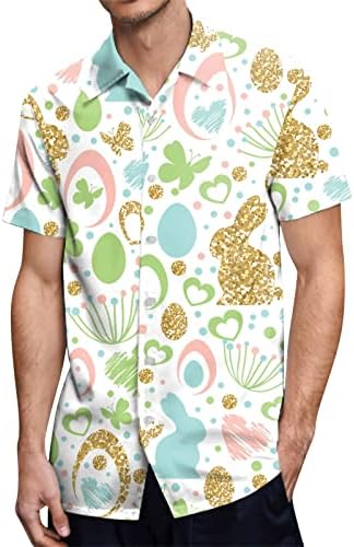 Camisa do dia do dia de Yangqigy St Patricks camisa havaiana para homens masculinos masculinos para masculino