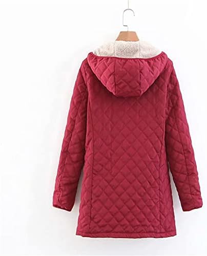 Women Winter Warm Coat Hoodie Parkas sobretudo sobretudo leve Zip Full-Zip Outwear