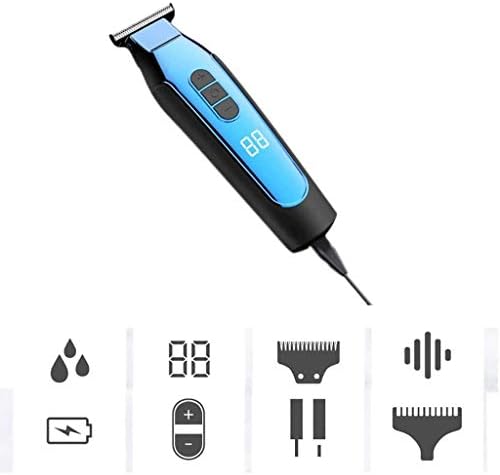 Clipper de cabelos elétricos wpyyi, cortador de cabelo com escultura de óleo, cortador de cabelo de barbear masculino, carregamento USB, adequado para a família