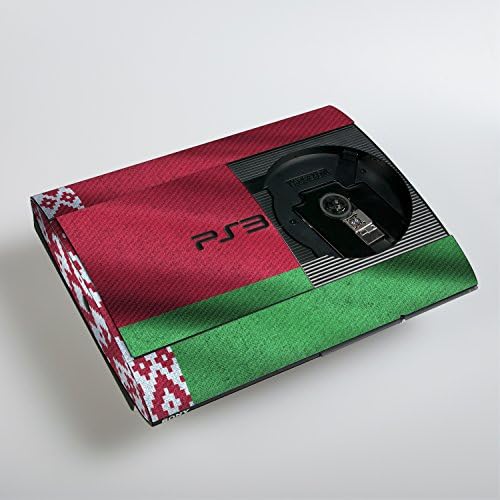 Sony PlayStation 3 Superslim Design Skin Flag of Bielorrus adesivo de decalque para PlayStation 3 Superslim