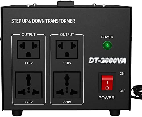 Conversor de potência do transformador de tensão, conversor de tensão para cima e para baixo do transformador 110/120