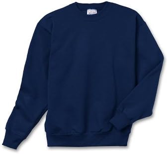 Hanes Boys ComfortBlend EcoSmart Crewneck Sweatshirt, Médio, Marinha