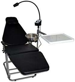 Superdental New Portable dobring Chair & Exam LED Lâmpada Luz e Spittoons e Cadeira de Médico de Aço Anterior