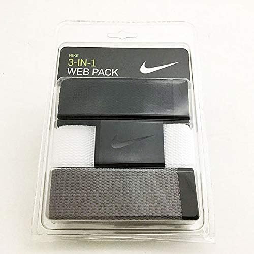 Nike Men's 3 Pack Golf Web Belt