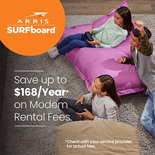 Arris Surfboard SBG8300 DOCSIS 3,1 Gigabit Cable Modem & AC2350 Wi-Fi Router | Comcast Xfinity, Cox, Spectrum & More