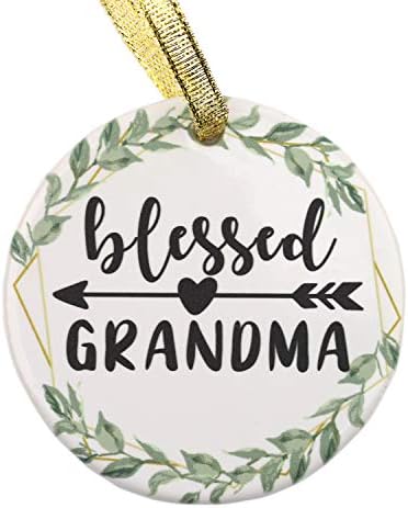 Julius Thomson Ornamentos personalizados para a avó, abençoada avó ornamentos, de netos