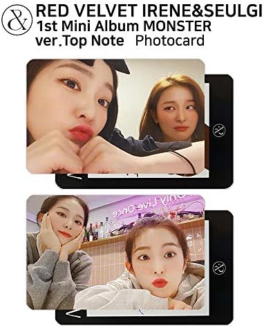 Amazingk Red Velvet Irene e Seulgi 1º mini álbum Moster PhotoCard Kpop