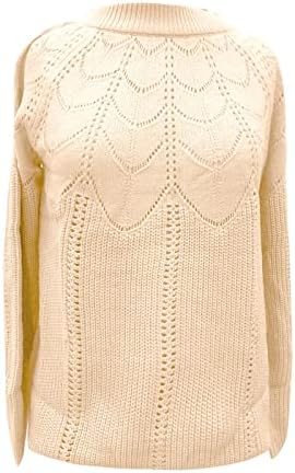 Camisinho de colméias femininas malha de malhas colorida Mohair Pullover Sweater Hollow Heart