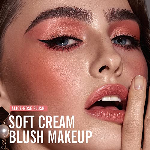 Kimuse Soft Cream blush para bochechas e 2pcs de sombra à prova d'água