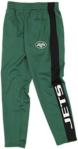 Listra lateral de meninos jovens da NFL Outerstuff Pant slim fit Performance, variação da equipe