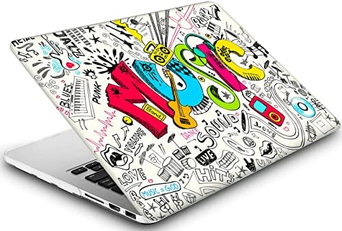 Criatividade Música Laptop Shell Compatível com MacBook Air de 13 polegadas Caso 2021 2020 Liberação A2337 M1/A2179 com Retina