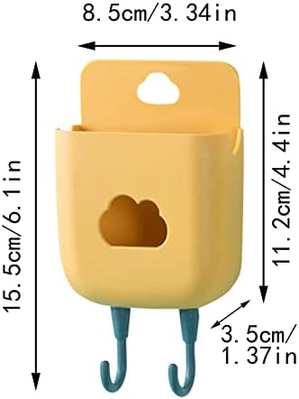 Stick Adequado para ganchos de cozinha Batharoom Organizador de telefone remoto para cabide do organizador de ar TV Condicionador